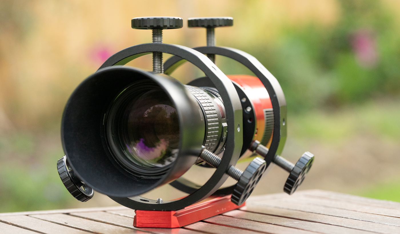 Canon 200mm 2.8 lens astrophotography setup 