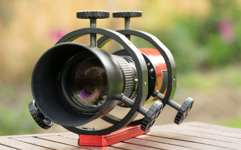 Canon 200mm 2.8 lens astrophotography setup
